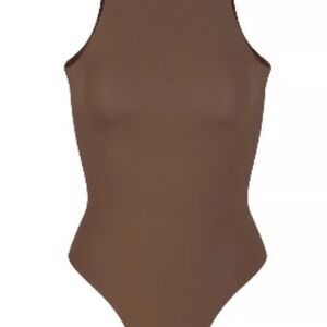 Skims Fit Everybody High Neck Bodysuit, Oxide, 3X